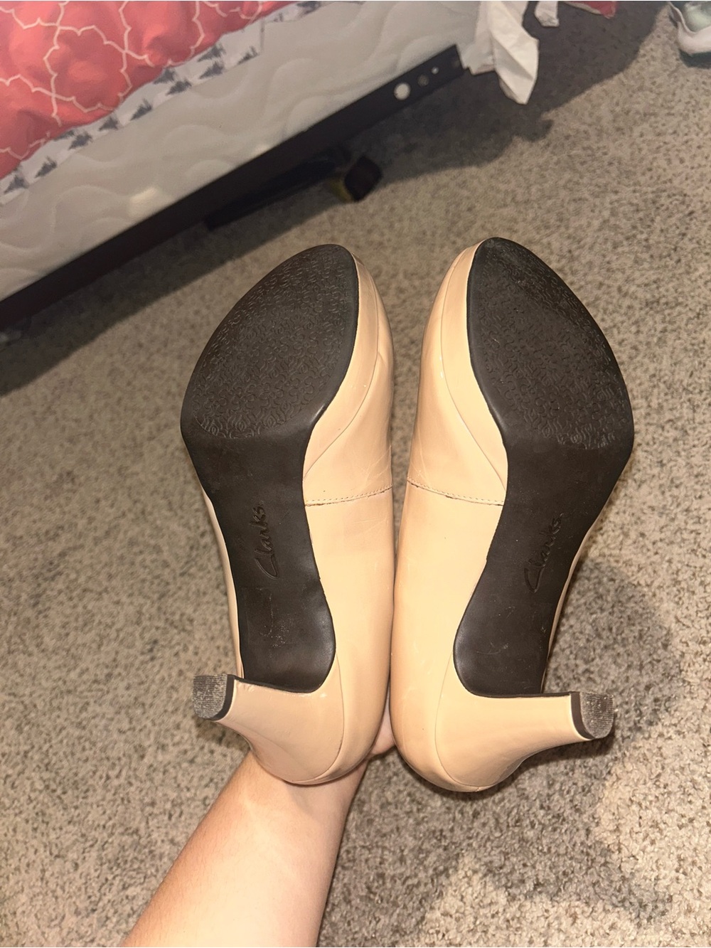 Classic Women's Nude Pump Heels - Picture 7 of 8